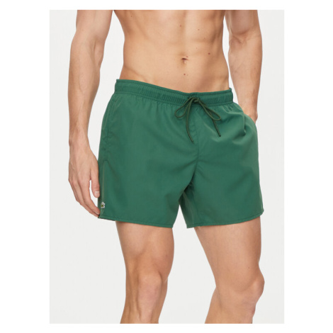 Lacoste Plavecké šortky MH6270 Zelená Regular Fit
