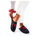 Household slippers Panto Fino II267009 Black-Red