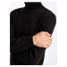 Čierny pánsky kašmírový sveter s rolákom Celio Jehigh