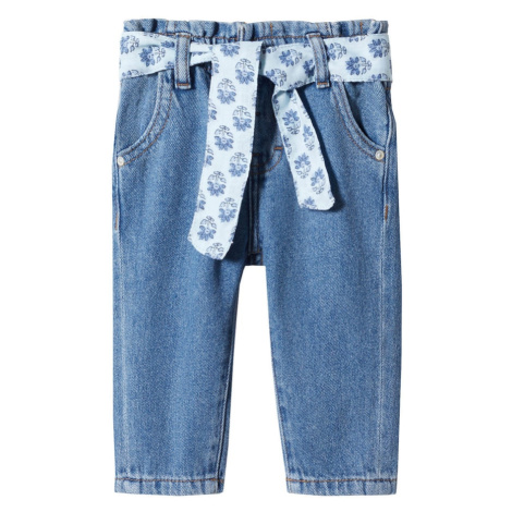 MANGO KIDS Džínsy 'Maria'  modrá denim / svetlomodrá