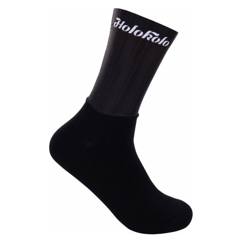 HOLOKOLO Cyklistické ponožky klasické - OBSIDIAN - čierna