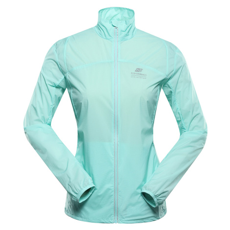 Women's ultralight jacket with dwr finish ALPINE PRO SPINA yucca