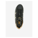 Zlato-čierne dámske kožené topánky U.S. Polo Assn.