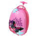 Ružový detský kufor + ruksak &quot;Butterfly&quot; - veľ. S + M