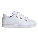 Dievčenská rekreačná obuv ADIDAS Advantage Court K cloud white cloud white clear pink