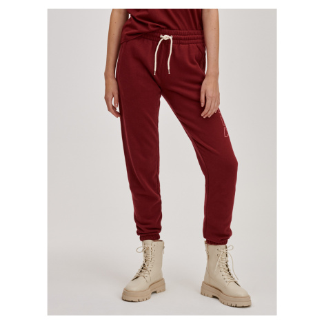 červené dámske jeggings