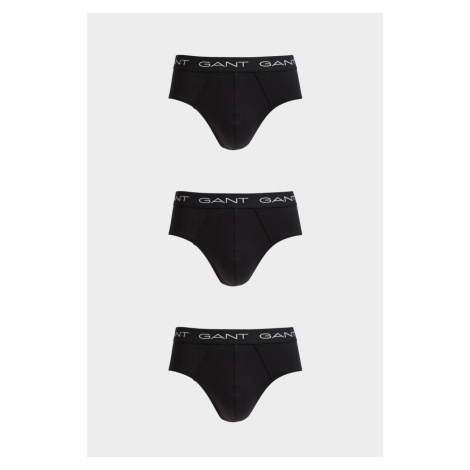 SPODNÁ BIELIZEŇ GANT BRIEF 3-PACK BLACK