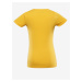 Žlté dámske rýchloschnúce tričko ALPINE PRE NEGA