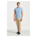 TRIČKO GANT STRIPED T-SHIRT DAY BLUE