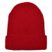 Recycled Waffle Knit Beanie Red