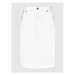 Lauren Ralph Lauren Džínsová sukňa 200832019001 Biela Regular Fit