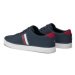 Tommy Hilfiger Sneakersy Th Hi Vulc Low Stripes Mesh FM0FM04946 Modrá