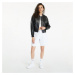 Bunda Calvin Klein Jeans Faux Leather Bomber Jacket Black