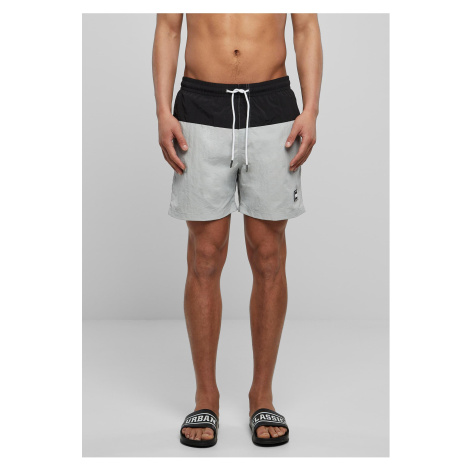 Men's Block Swimsuit Light Asphalt/Black Urban Classics