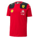 Ferrari pánske tričko Leclerc official red F1 Team 2023