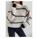 Béžový pletený sveter