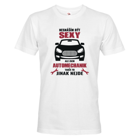 Pánské tričko pre mechanikov - sexy mechanik