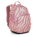 Študentský batoh Ružová zebra Topgal YOKO 23023