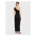 Calvin Klein Swimwear Plážové šaty KW0KW02098 Čierna Regular Fit
