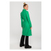 Zelený flaušový kabát M708
