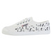 Kawasaki  Graffiti Canvas Shoe  1002 White  Módne tenisky Biela