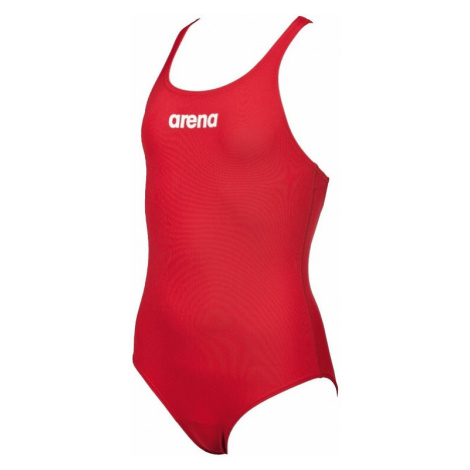 Dievčenské tréningové plavky arena solid swim pro junior red