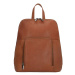 Beagles Hnedý elegantný ruksak kožený „Santa Lucia“ 11L