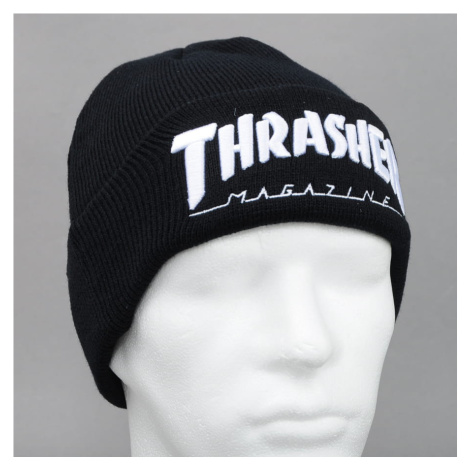 Thrasher Embroidered Logo Beanie čierny