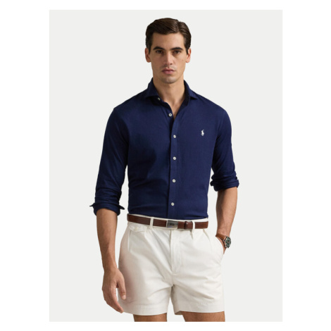 Polo Ralph Lauren Košeľa 710899386003 Tmavomodrá Slim Fit