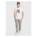 New Era Teplákové nohavice New York Yankees MLB Team Logo 60284758 Sivá Relaxed Fit