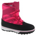 TMAVO RUŽOVÉ DIEVČENSKÉ SNEHULE 4F KIDS SNOW BOOTS 4FJAW22FSBSF005-54S