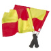 Select LINESMAN´S FLAG CLASSIC Vlajky pre rozhodcov, žltá, veľkosť