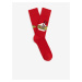 Červené pánske vzorované ponožky Celio Fisoramen