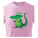 Detské tričko s potlačou krokodíla - tričko pre milovníkov zvierat