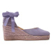 Manebi Espadrilky Hamptons Low Wedge Espadrilles W 1.2 WL Fialová