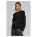 Women's hoodie Boxy Zip Hoody black