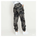 Kalhoty Urban Classics Ladies High Waist Camo Cargo Pants Grey Camo