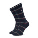 Tommy Hilfiger Súprava 2 párov vysokých dámskych ponožiek 701222645 Tmavomodrá