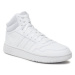 Adidas Sneakersy Hoops 3.0 Mid Lifestyle Basketball Classic Vintage ID9838 Biela