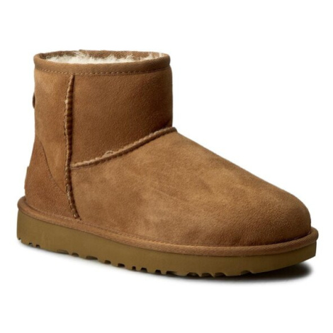 Ugg Snehule W Classic Mini II 1016222 Hnedá