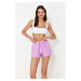 Trendyol Pink Woven Swim Shorts