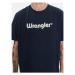 Wrangler Tričko Logo 112350524 Tmavomodrá Regular Fit