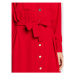 Imperial Košeľové šaty ACY3EGW Červená Regular Fit