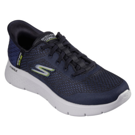 Pánska rekreačná obuv SKECHERS Go Walk Flex New World Slip-Ins navy lime