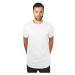 Pánske tričko Urban Classics Shaped Long Tee white