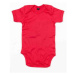 Babybugz Dojčenské body s krátkym rukávom BZ10 Red