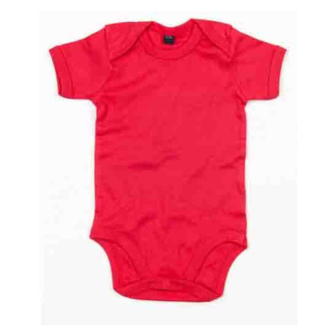 Babybugz Dojčenské body s krátkym rukávom BZ10 Red