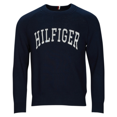 Tommy Hilfiger  VARSITY GRAPHIC CREW NECK  Mikiny Námornícka modrá