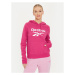 Reebok Mikina Fleece Hoodie Ružová Regular Fit