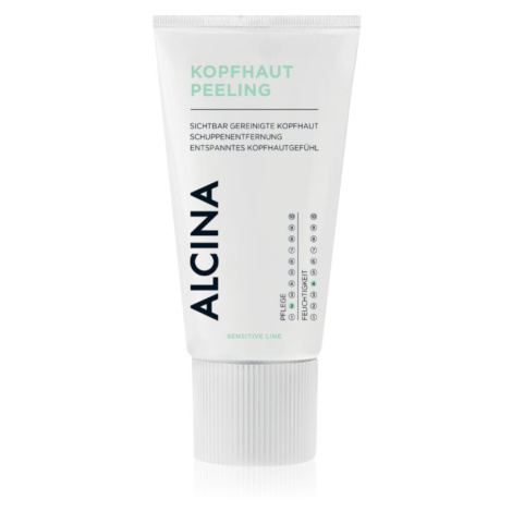 Alcina Sensitive Line čistiaci peeling pre citlivú pokožku hlavy